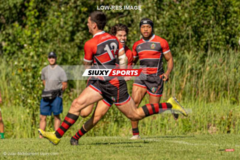 Fred MONUMA - Matthew SKIPPER -  Montreal Irish RFC - Beaconsfield Rugby Football Club - Rugby - Montreal Irish (6) vs (34) Beaconsfield - M1 - Reel A2 - 2nd half (#MIRFCvBRFC2022M1RA2) Photo by: Juan Alchourron | Siuxy Sports 2022-08-13