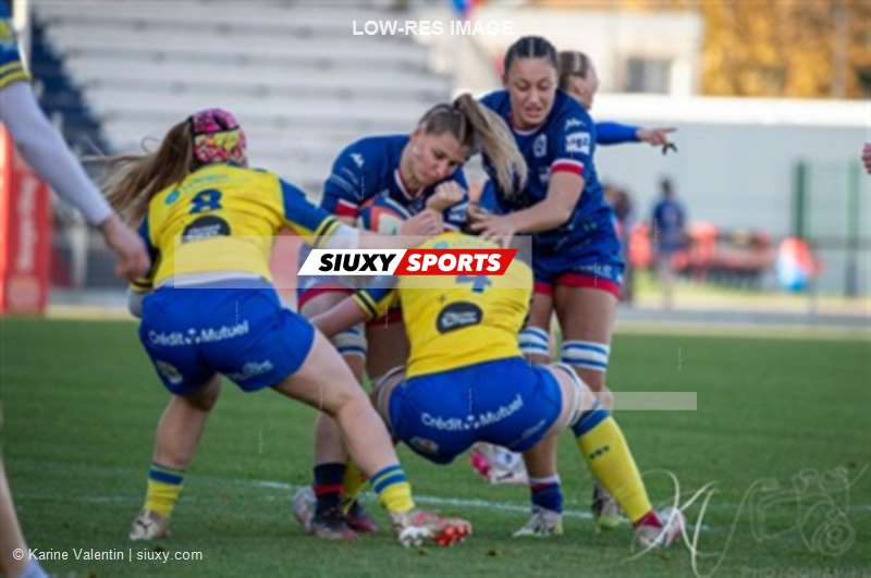 FFR 2024 Elite 1 Fém - ASM Romagnat (32) vs (8) Amazones FC Grenoble 