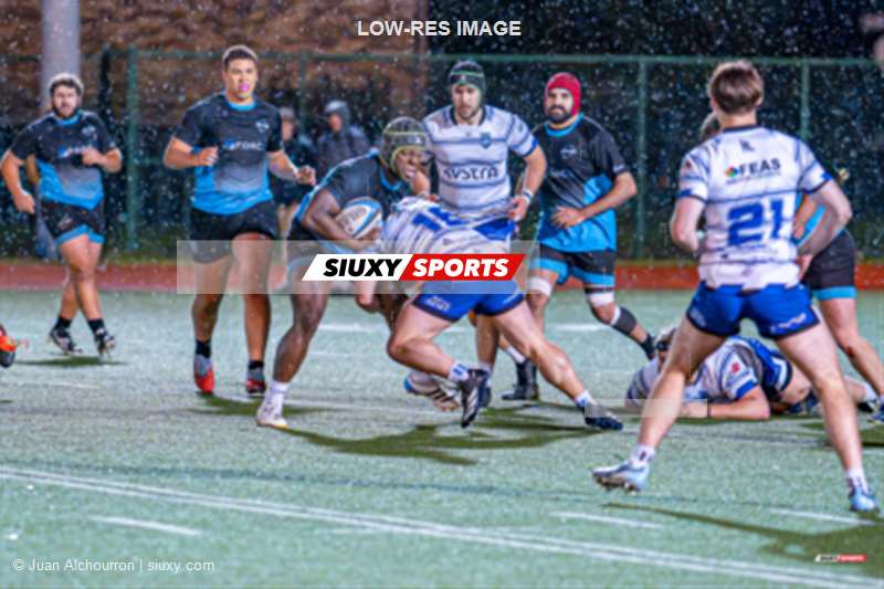 Logan SCARLETTE - Tahreem SHEIKH -  Montreal Wanderers Rugby Football Club - Parc Olympique Rugby - Rugby - RQ 2026 - LP1 M - Montreal Wanderers vs Parc Olympique (#RQ26SLM1WPO5) Photo by: Juan Alchourron | Siuxy Sports 2026-05-29