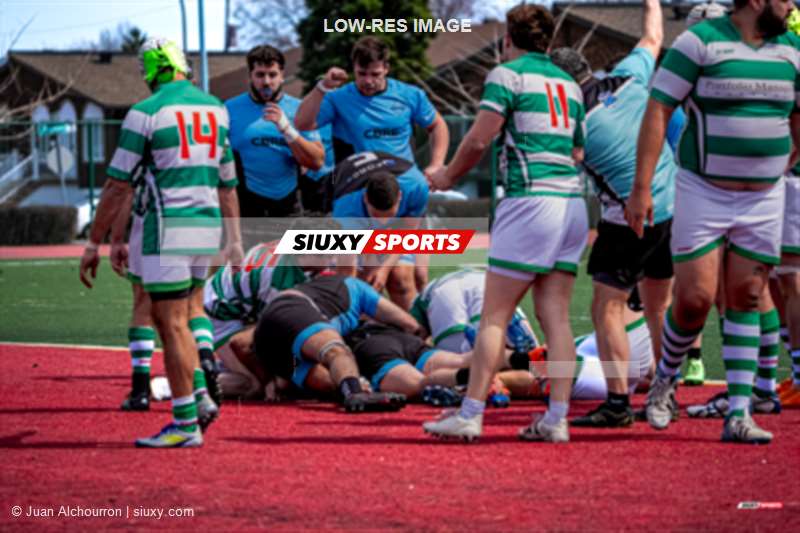 Elliott CONYERS - Vaughn VANSLET -  Montreal Wanderers Rugby Football Club - Toronto Saracens RFC - Rugby - RQ 2026 - Pre Season Friendly Game - Montreal Wanderers vs Toronto Saracens (#RQ26MWTS004) Photo by: Juan Alchourron | Siuxy Sports 2026-04-18