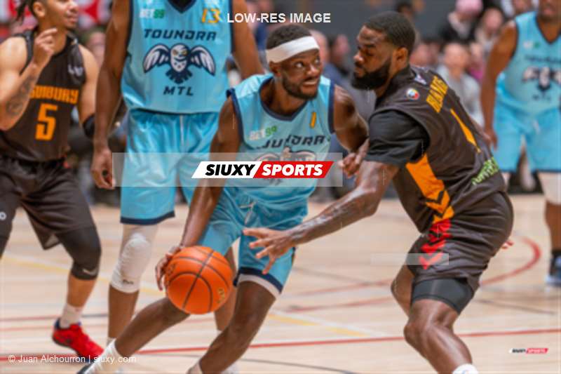 Mambi DIAWARA -  Montreal - Sudbury - Basketball - MONTREAL TUNDRA (111) VS (114) SUDBURY'S FIVE - 1st half (#BSL24MONSUD01B) Photo by: Juan Alchourron | Siuxy Sports 2024-01-06