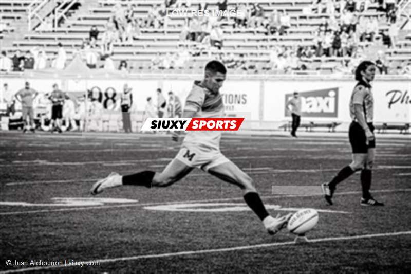 RSEQ 2025 - Rugby M - McGill University vs Université de Montréal - B&W