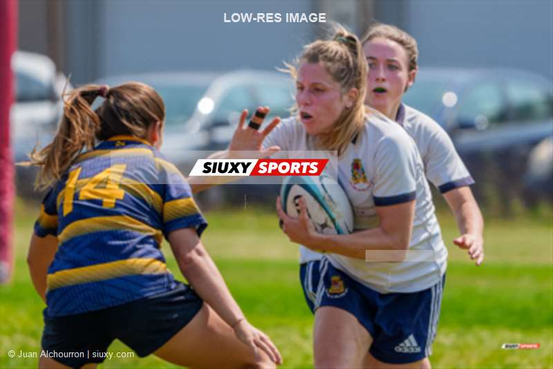 Leanne DUNCAN -  Town of Mount Royal RFC - Sainte-Anne-de-Bellevue RFC - Rugby - RQ 2025 - Demi Finale SL F - TMR (28) vs (8) SABRFC (#RQ25SLFTMSA8) Photo by: Juan Alchourron | Siuxy Sports 2025-08-09