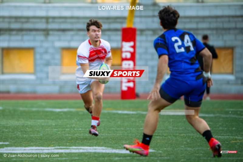 Damon SCHARFE -  Université McGill - Université de Montréal - Rugby - RSEQ 2025 - Rugby M - McGill University vs Université de Montréal (#RSEQ25RMMM10) Photo by: Juan Alchourron | Siuxy Sports 2025-10-11