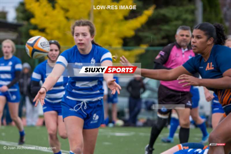 Shanty HOUESSOU -  Cégep André Laurendeau - College Dawson - Rugby - RSEQ 2025 - Rugby F - Cegep André-Laurendeau vs College Dawson (#RSEQ25RFALD11) Photo by: Juan Alchourron | Siuxy Sports 2025-11-02