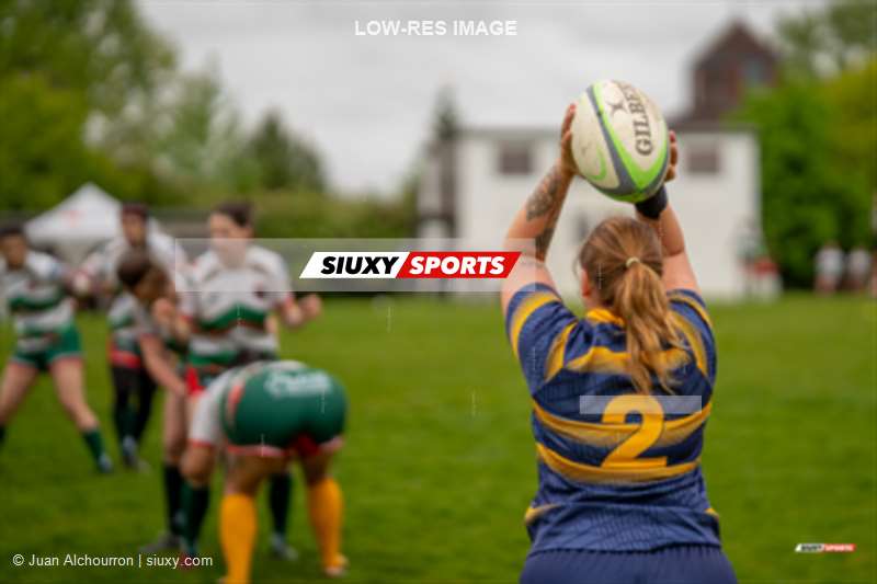  Town of Mount Royal RFC - Rugby Club de Montréal - Rugby - RQ 2025 - LPR2 F - TMR (12) vs (37) RCM (#RQ25LPR2FTMRRCM4) Photo by: Juan Alchourron | Siuxy Sports 2025-05-24