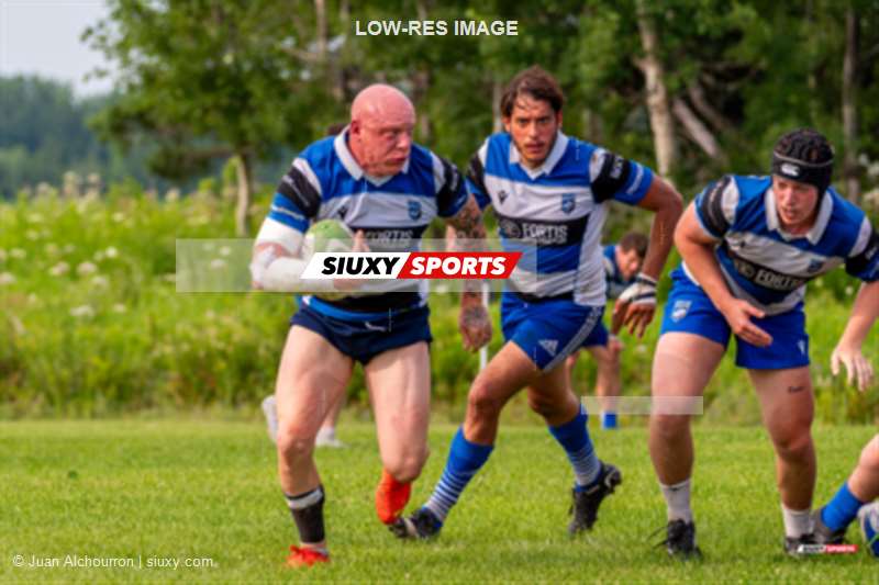 Vicken KAYAYAN - Maxime SAUVAGE -  Montreal Irish RFC - Parc Olympique Rugby - Rugby - RUGBY QUÉBEC (M1) - Montreal Irish (59) vs (0) Parc Olympique (#2023RQM1MIRPOL07) Photo by: Juan Alchourron | Siuxy Sports 2023-07-15