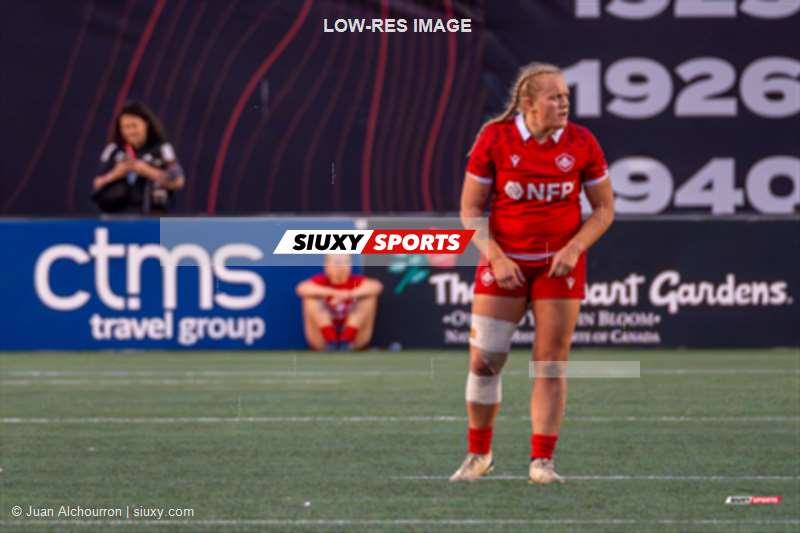 Sara KALJUVEE -  Canada Rugby XV F - New Zealand national rugby union team (W) - Rugby - World Rugby Pacific Four Series - Canada (21) vs (52) New Zealand - Second Half (#2023WRP4SCANNZL2) Photo by: Juan Alchourron | Siuxy Sports 2023-07-08