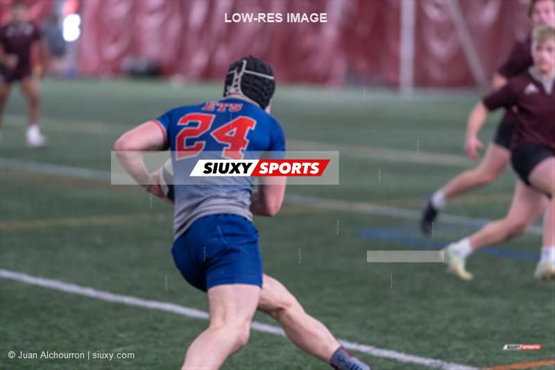 ÉTS (École de technologie supérieure) - Université Ottawa - Rugby - Tournoi Concordia 2023 Tournament  - Piranhas vs Gee-Gees - Game 2 (#Concordia2023game2) Photo by: Juan Alchourron | Siuxy Sports 2023-03-05