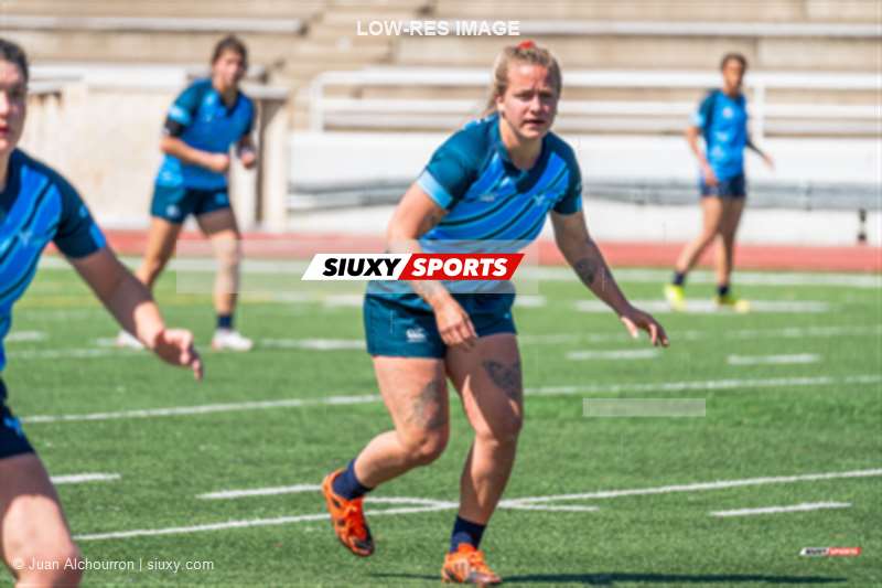  Équipe féminine - Rugby Québec - Ontario Blues (w) - Rugby - Éq.Fém.Sr.XV - Compétition Interprovinciale - Quebec Ouest (14) vs (16) Ontario Ouest (#2023FemXVQUEoONTo05) Photo by: Juan Alchourron | Siuxy Sports 2023-05-22
