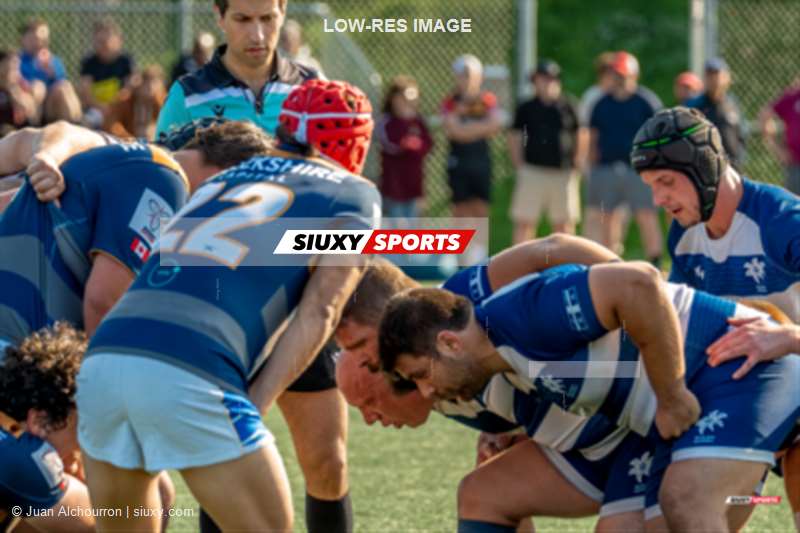 Vincent JOMPHE - Nicolas KRAWCZYK - Christopher MICHELETTI - David PELOSI - Maxime SAUVAGE -  Équipe Québec Senior Masculin - Toronto - Rugby - Équipe Québec SR XV (56) vs (17) Toronto Arrows Academy - Reel 2 - Deuxième Mi-Temps (#2023QCXVvTAAR2) Photo by: Juan Alchourron | Siuxy Sports 2023-06-03
