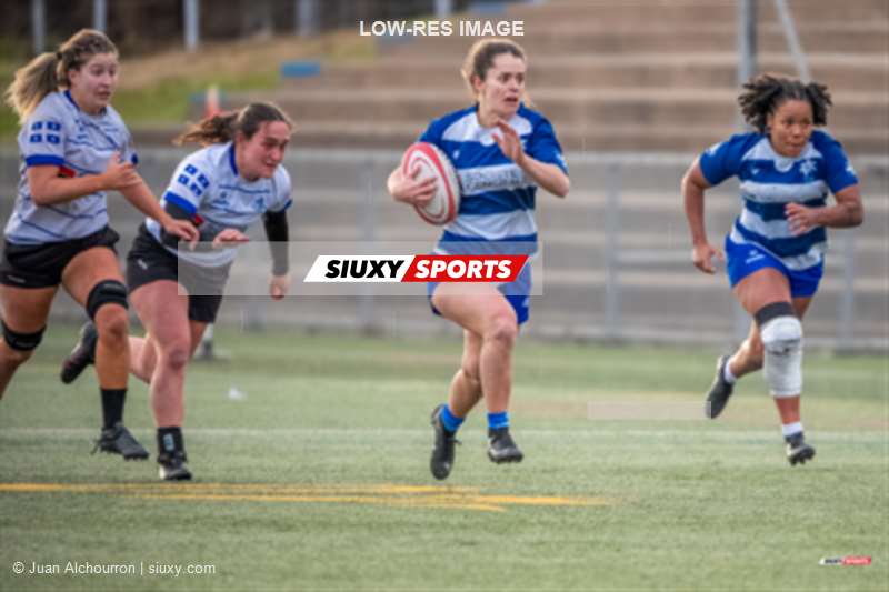 Alexandra ONDO - Léa OUELLET - Lorane PANNETON - Lyanne ST-AMOUR -  Équipe féminine - Rugby Québec - Équipe féminine - Rugby Québec - Rugby - QORC-CROQ 2026 - Finale - QUÉBEC EST vs QUÉBEC OUEST - Match (#QORC26QEQO41) Photo by: Juan Alchourron | Siuxy Sports 2026-05-02