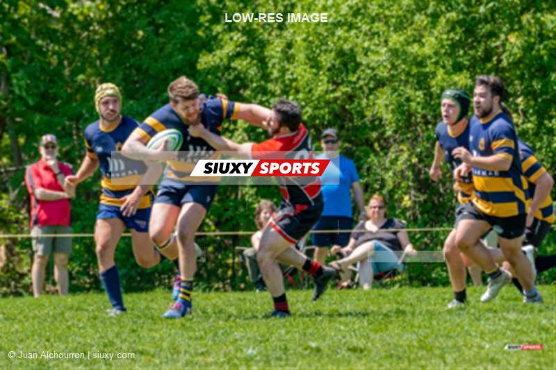 Jérémi LEGAULT -  Beaconsfield Rugby Football Club - Town of Mount Royal RFC - Rugby - RQ 2024 - Super Ligue M Rés - Beaconsfield RFC (17) vs (17) Town of Mount Royal RFC (#RQ24SLMRBEATMR05) Photo by: Juan Alchourron | Siuxy Sports 2024-05-18