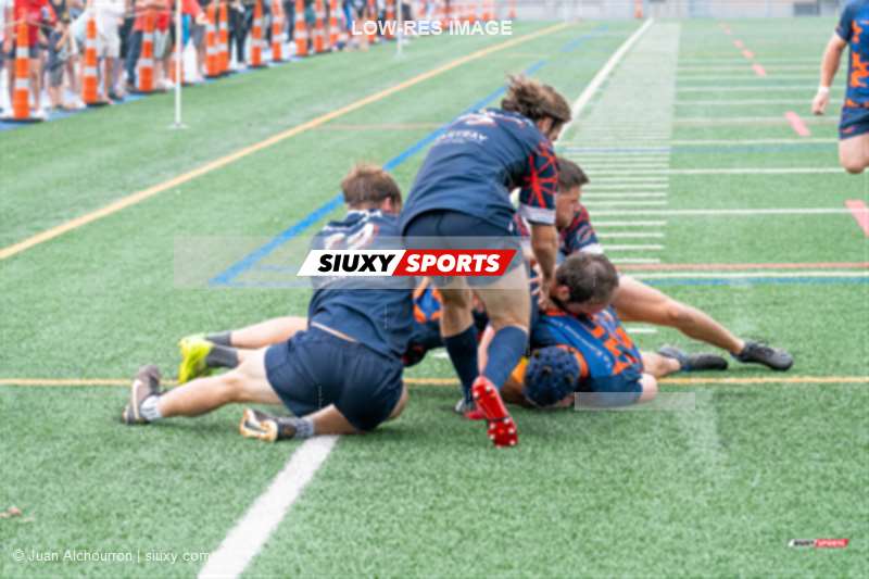  Brome Lake Ducks Rugby Club - Braves de Trois-Rivières - Rugby - RQ 2024 - Finales - LPR2 M1 - Brome Lake (20) vs (17) Trois-Rivières (#RQ24FLPR2M1BLTR) Photo by: Juan Alchourron | Siuxy Sports 2024-08-17