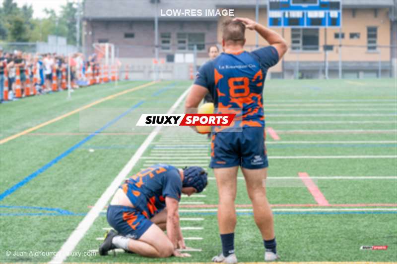  Brome Lake Ducks Rugby Club - Braves de Trois-Rivières - Rugby - RQ 2024 - Finales - LPR2 M1 - Brome Lake (20) vs (17) Trois-Rivières (#RQ24FLPR2M1BLTR) Photo by: Juan Alchourron | Siuxy Sports 2024-08-17