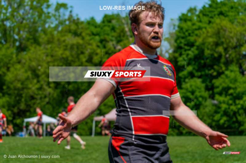 Ian MCDOWELL -  Beaconsfield Rugby Football Club - Town of Mount Royal RFC - Rugby - RQ 2024 - Super Ligue M - Beaconsfield RFC (24) vs (33) Town of Mount Royal RFC (#RQ24SLMBEATMR05) Photo by: Juan Alchourron | Siuxy Sports 2024-05-18