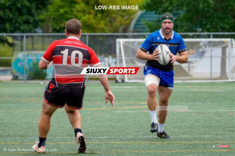 Alexis DESGAGNÉ HÉBERT - Seb IARICCI -  Parc Olympique Rugby - Beaconsfield Rugby Football Club - Rugby - RQ 2025 - SL Rés M - Parc Olympique Rugby vs Beaconsfield RFC (#RQ25SLMRPOB7) Photo by: Juan Alchourron | Siuxy Sports 2025-07-05