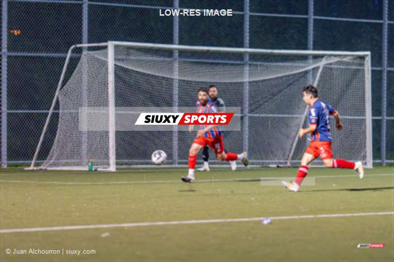 Baresi FLORES TORRES - Gustavo MARTINEZ -  Chivas Montreal FC - Montreal United FC - Soccer - ARSC - Chivas Montreal FC (3) vs (0) Montreal United FC (#2023ARSCCHMUN07) Photo by: Juan Alchourron | Siuxy Sports 2023-07-05