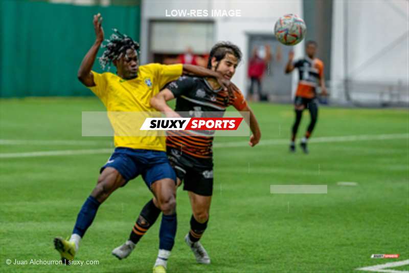 Mahmoud AKARIDE -  Bandjos FC - United FC (QSL) - Soccer - QSL - Div 2 Semi-Finals - Bandjos FC (5)(2) vs (5)(0) United FC (#QSL2023BANUFC04) Photo by: Juan Alchourron | Siuxy Sports 2023-04-06