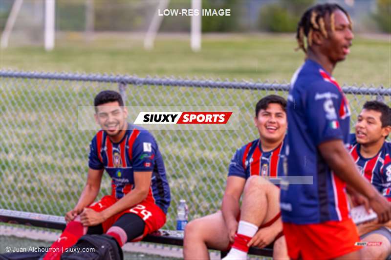Angel CASTILLO GOMEZ - Addel NORALES - Emerson RIOJAS -  Chivas Montreal FC - Montreal United FC - Soccer - ARSC - Chivas Montreal FC (3) vs (0) Montreal United FC (#2023ARSCCHMUN07) Photo by: Juan Alchourron | Siuxy Sports 2023-07-05