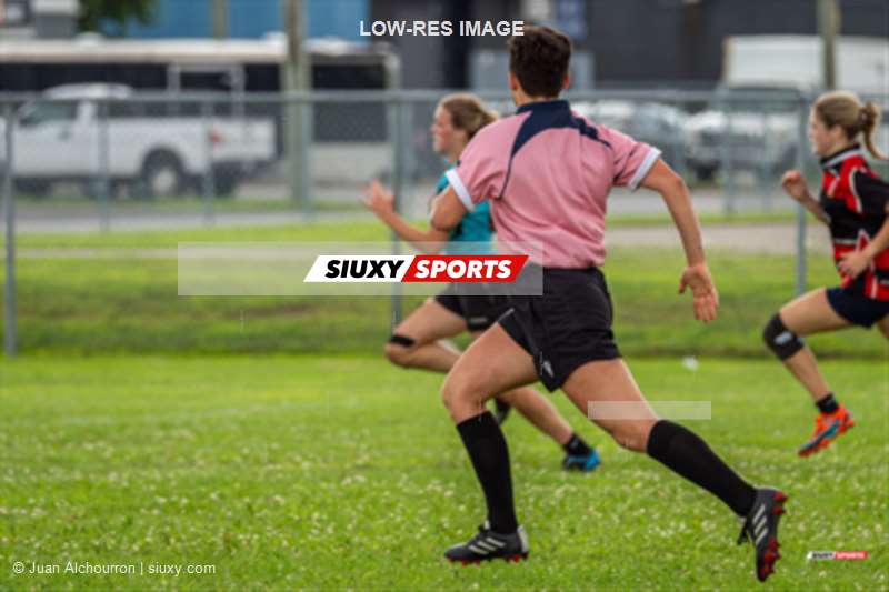 Océanne GAUTHIER -  Sud-Ouest - Lac St-Louis - Rugby - Rugby Québec - Tournoi des Régions - Sud-Ouest (26) vs (17) Lac St-Louis - Finale U18F (#2023RQTRSOULSL14) Photo by: Juan Alchourron | Siuxy Sports 2023-07-16