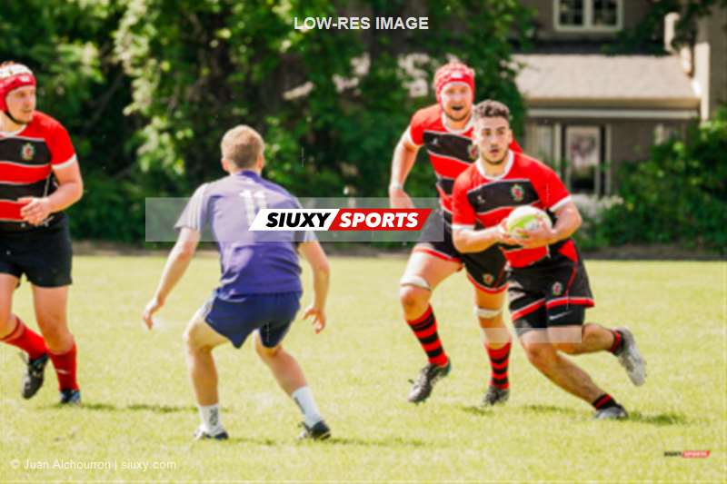 Karl HUNGER -  Sainte-Anne-de-Bellevue RFC - Beaconsfield Rugby Football Club - Rugby - SABRFC (15) vs. (24) Beaconsfield RFC - Super Ligue M2 Res - Reel A (#SABvBeaconsfield2022M2ReelA) Photo by: Juan Alchourron | Siuxy Sports 2022-06-11