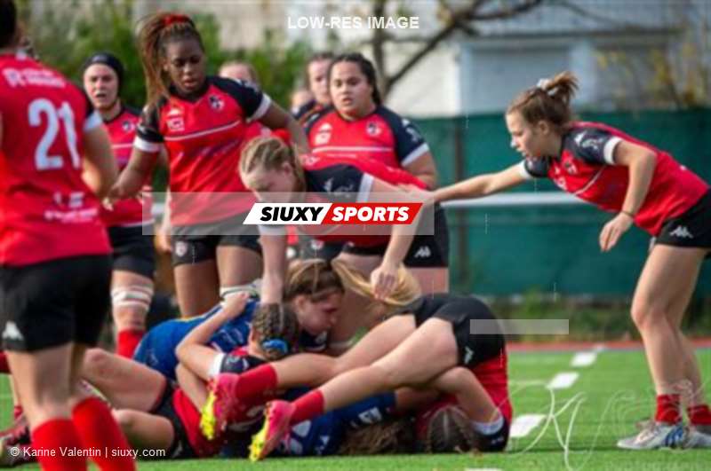 Elite 2023 - Amazones FC Grenoble (34) vs (12) Stade Rennais Rugby